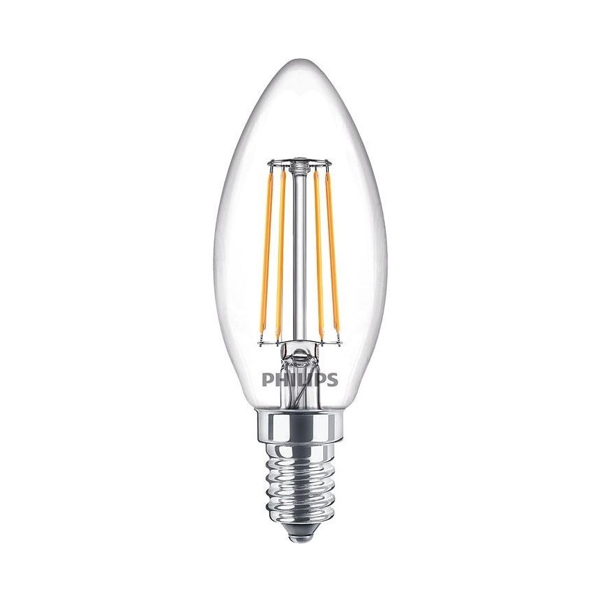 SADA 3x LED Žárovka VINTAGE Philips B35 E14/4,3W/230V 2700K