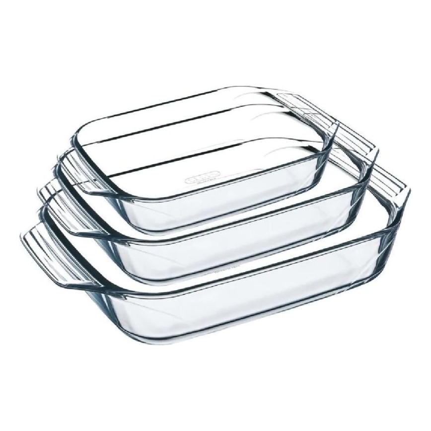 SADA 3x Pekáč PYREX 2/3/4 l