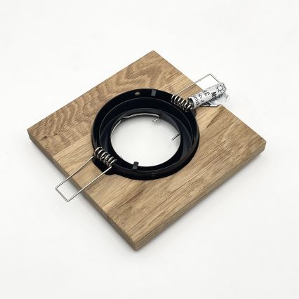 SADA 3x Podhledové svítidlo TOBBY 1xG9/20W/230V 11,5x11,5 cm dub/černá