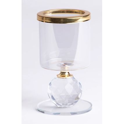 SADA 3x Svícen zlatá