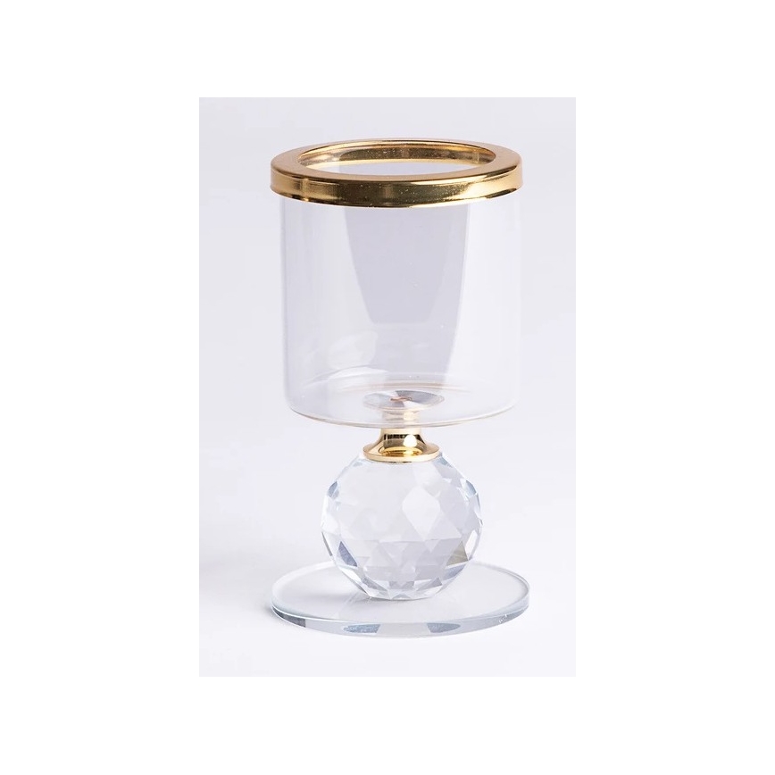 SADA 3x Svícen zlatá