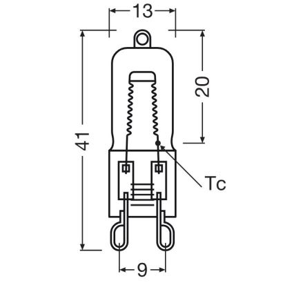 SADA 3x Žárovka do trouby HALOPIN G9/25W/230V 2700K - Osram