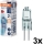 SADA 3x Žárovka do trouby HALOSTAR G4/10W/12V 2700K - Osram
