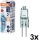 SADA 3x Žárovka do trouby HALOSTAR G4/20W/12V 2700K - Osram