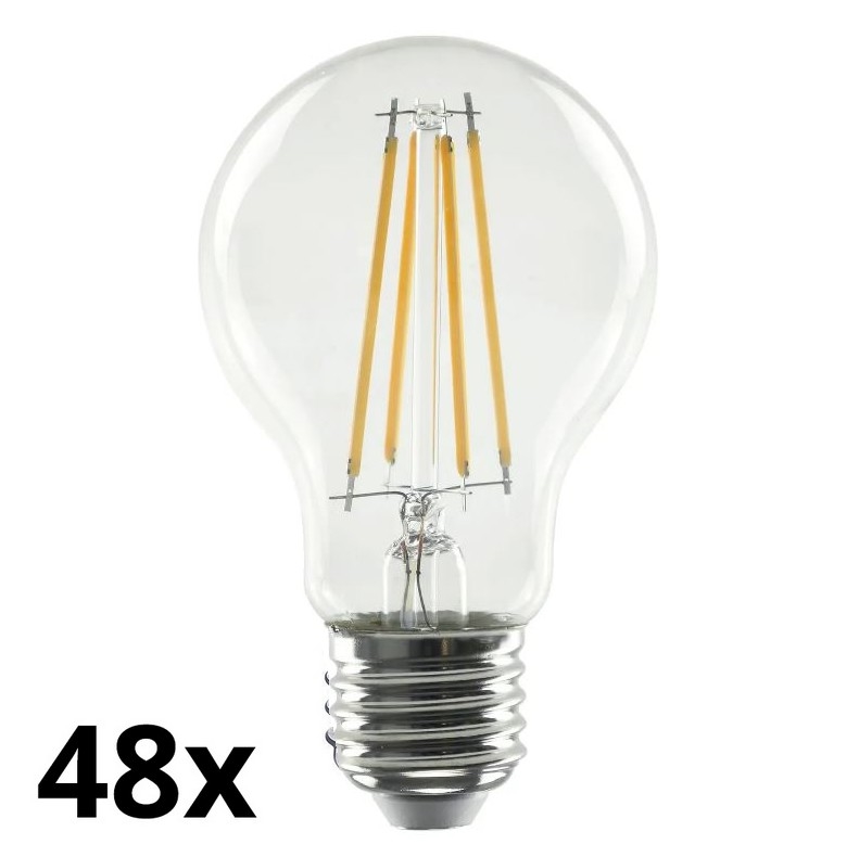 SADA 48x LED Žárovka VINTAGE A70 E27/13W/230V 2700K