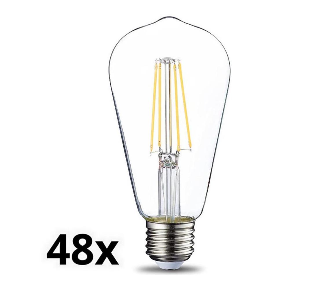  SADA 48x LED Žárovka VINTAGE E27/4,3W/230V 2700K 