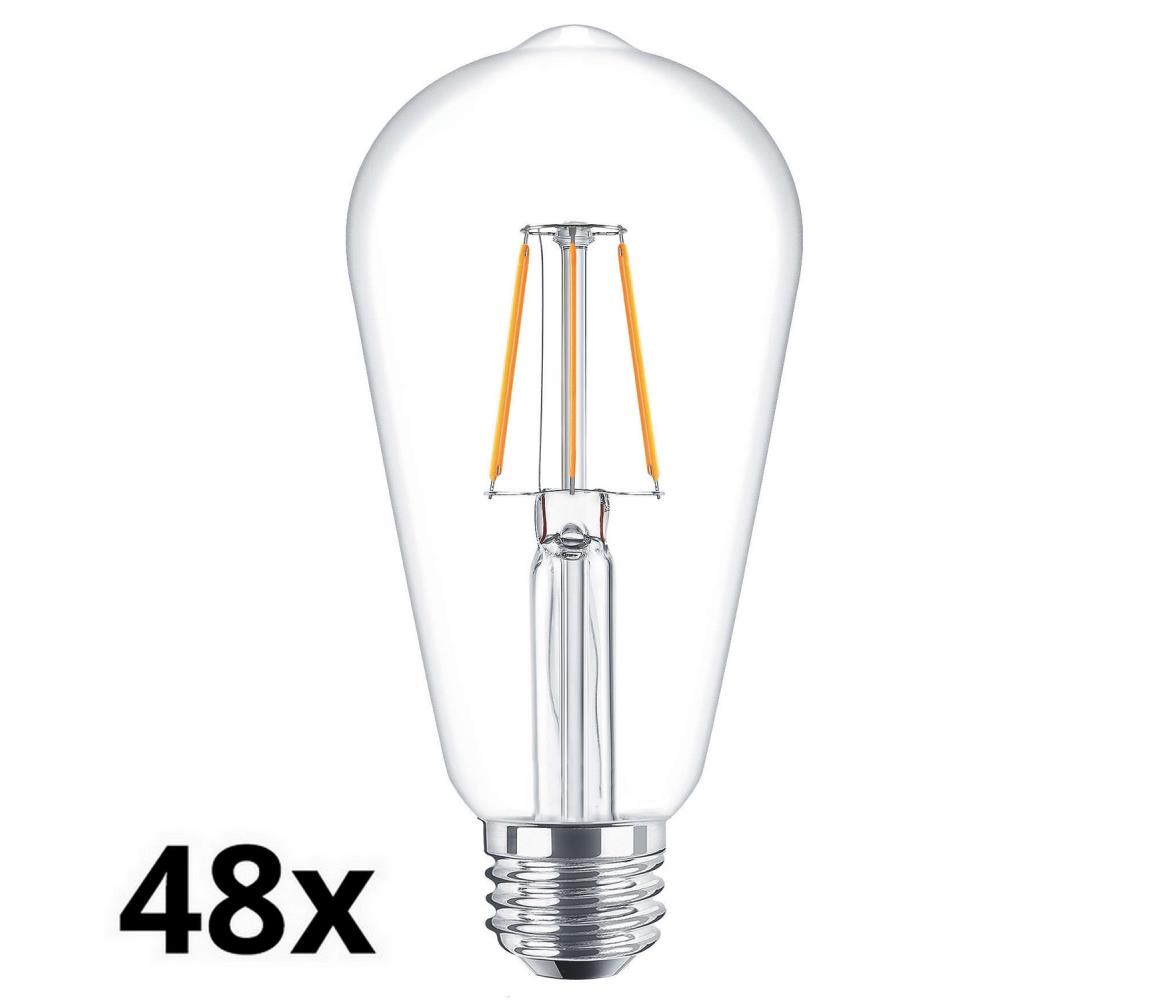 Výrobce po 1 ks SADA 48x LED Žárovka VINTAGE ST64 E27/4,3W/230V 2700K P5403