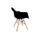 SADA 4x Jídelní židle NEREA 81x61 cm černá/buk