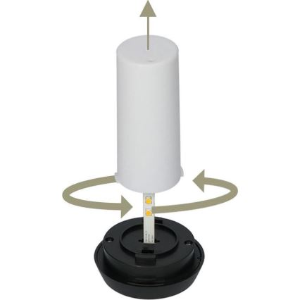 SADA 4x LED Solární lampa 4xLED/3,6V 1xAAA IP44 100 mAh