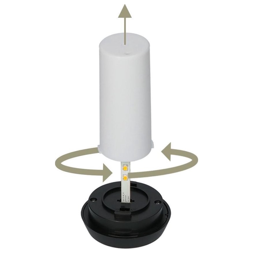 SADA 4x LED Solární lampa 4xLED/3,6V 1xAAA IP44 100 mAh