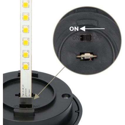 SADA 4x LED Solární lampa 4xLED/3,6V 1xAAA IP44 100 mAh