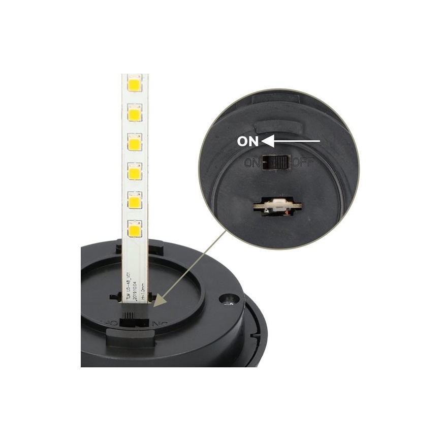 SADA 4x LED Solární lampa 4xLED/3,6V 1xAAA IP44 100 mAh