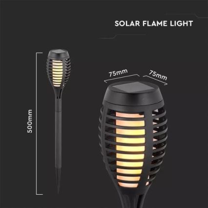 SADA 4x LED Solární lampa 4xLED/3,6V 1xAAA IP44 100 mAh