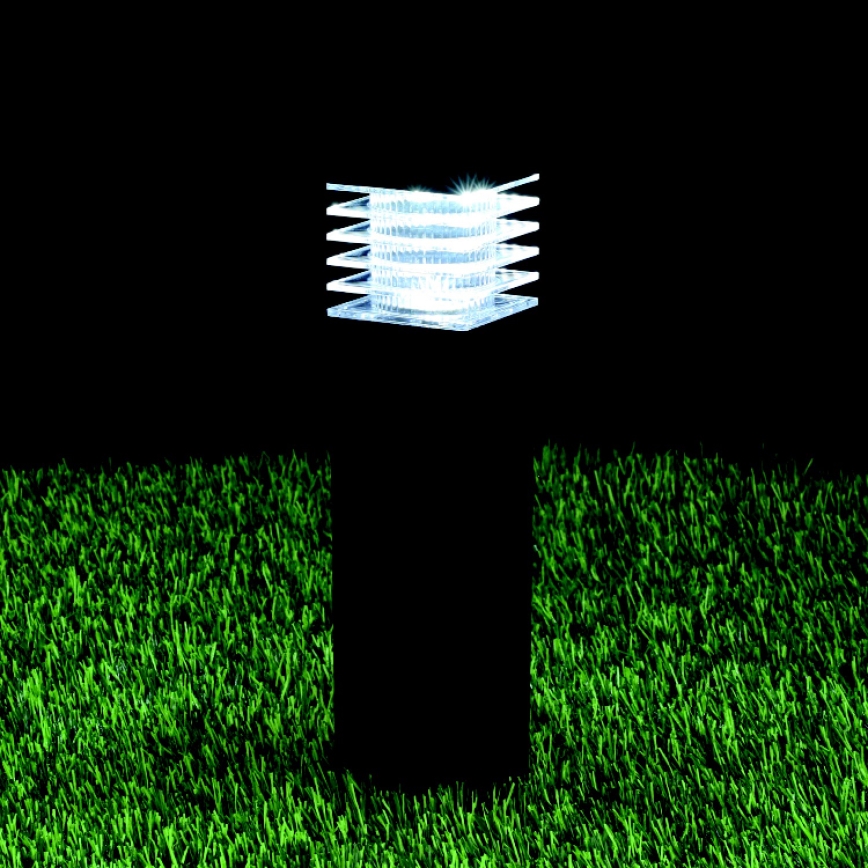 SADA 4x LED Solární lampa LED/0,06W/1,2V 1xAAA 6000K IP44 100 mAh