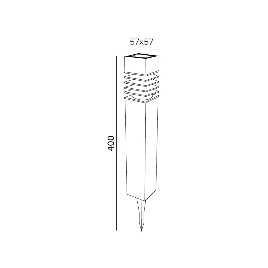 SADA 4x LED Solární lampa LED/0,06W/1,2V 1xAAA 6000K IP44 100 mAh