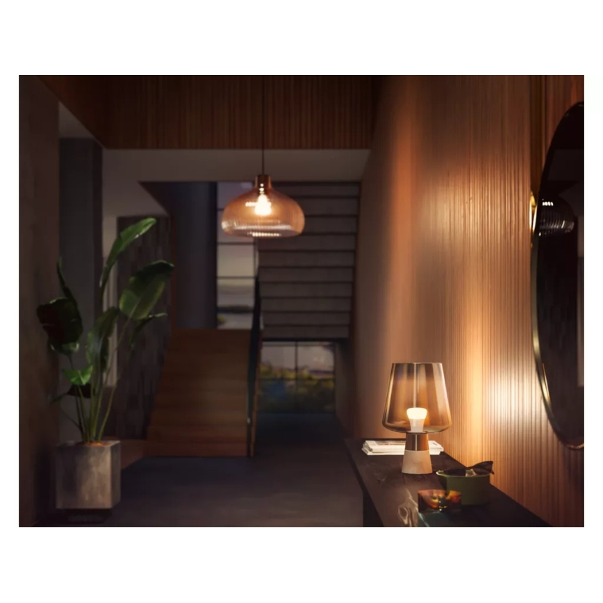 SADA 4x LED Stmívatelná žárovka Philips Hue WHITE E27/7W/230V 2700K