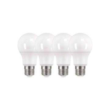 SADA 4x LED Žárovka A60 E27/10W/230V 4100K CRI 95 Ra