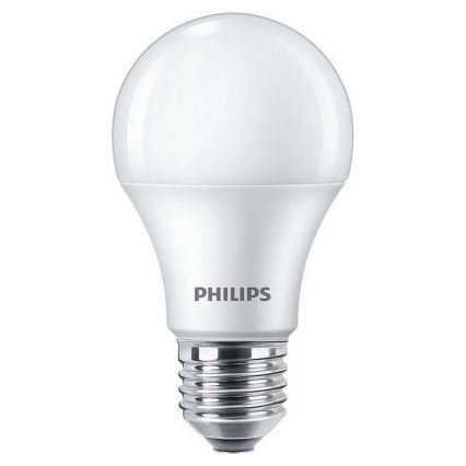 SADA 4x LED Žárovka Philips A60 E27/10W/230V 4000K