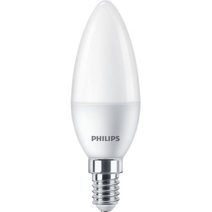 SADA 4x LED Žárovka Philips B35 E14/5W/230V 2700K