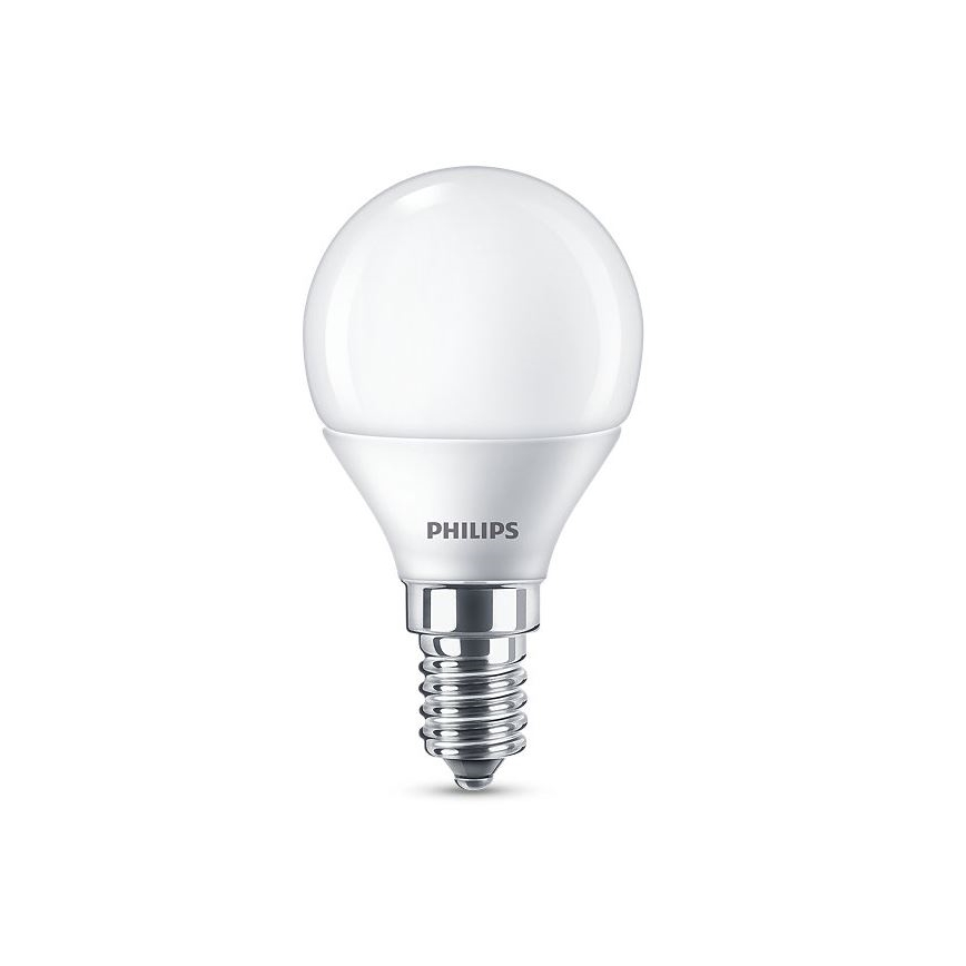 SADA 4x LED Žárovka Philips P45 E14/5,5W/230V 2700K