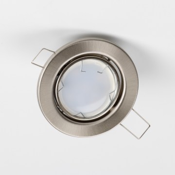 SADA 5x Koupelnové podhledové svítidlo 1xGU10/4W/230V IP23 matný chrom