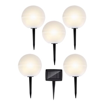 SADA 5x LED Solární svítidlo LED/3,2V multicolor