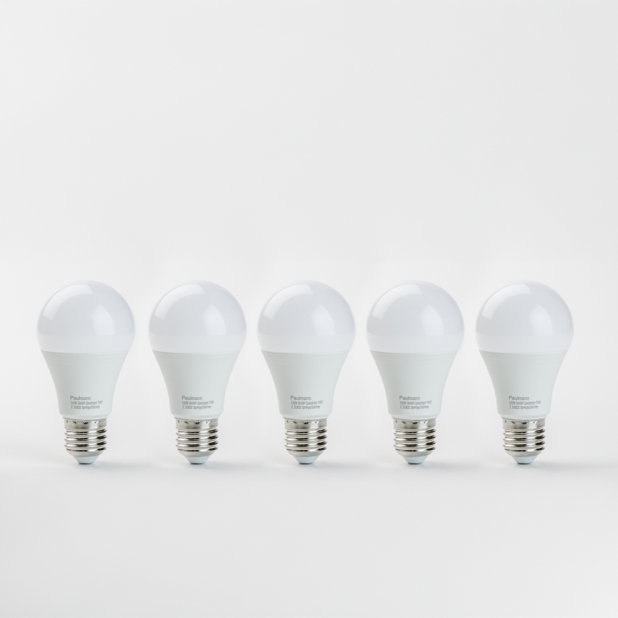 SADA 5x LED Žárovka A60 E27/9W/230V 2700K - Paulmann 28780