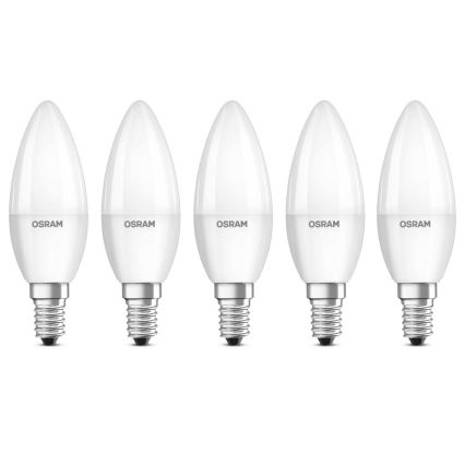 SADA 5x LED Žárovka BASE B40 E14/4,9W/230V 2700K - Osram