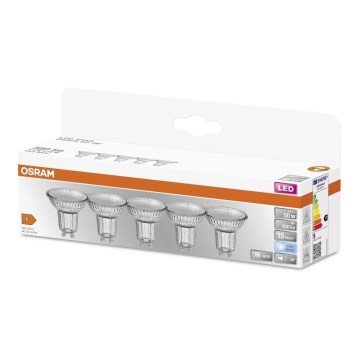 SADA 5x LED Žárovka PAR16 GU10/4,3W/230V 4000K 36° - Osram