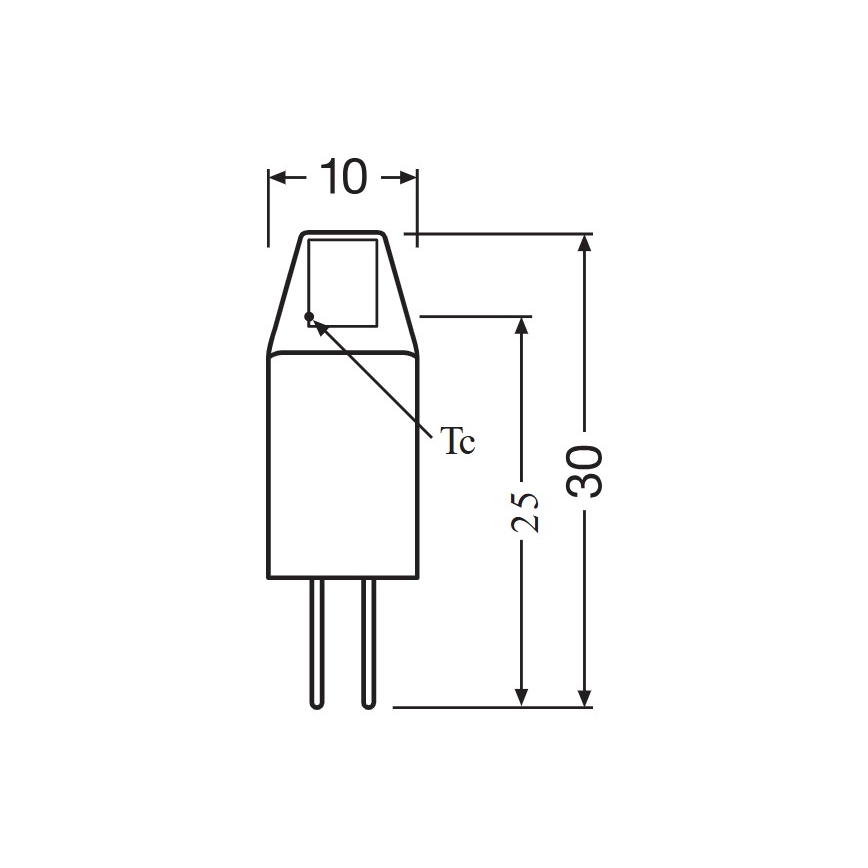 SADA 5x LED Žárovka PIN MICRO G4/1W/12V 2700K - Osram
