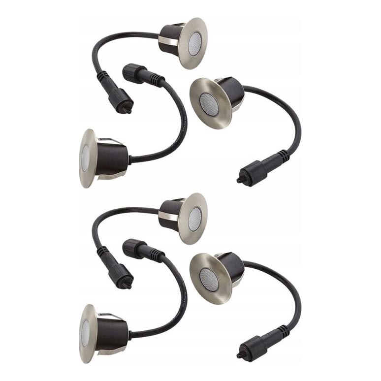 SADA 6x LED Venkovní zápustné svítidlo EASY CONNECT LED/0,8W/230V 3000K IP67