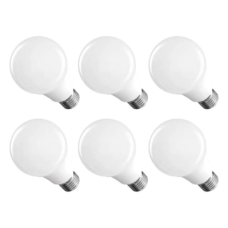 SADA 6x LED Žárovka A60 E27/8,8W/230V 4000K