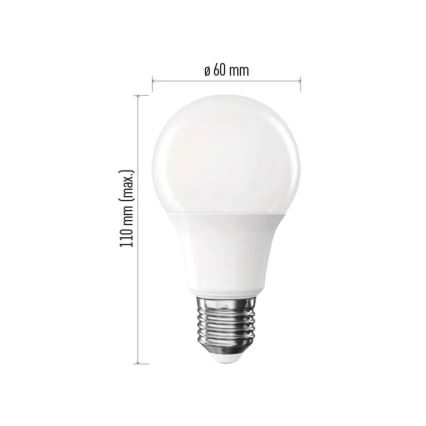 SADA 6x LED Žárovka A60 E27/8,8W/230V 4000K