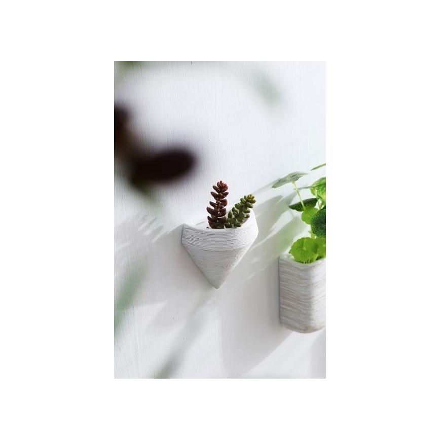 SADA 6x Nástěnný květináč LOU 15x17 cm