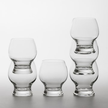 Sada 6x sklenice Lady 250 ml čirá
