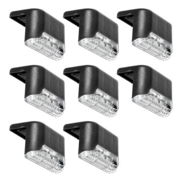 SADA 8x LED Solární osvětlení schodiště LED/0,06W/1,2V 3000K IP44 600 mAh