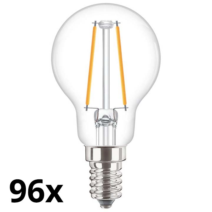 SADA 96x LED Žárovka VINTAGE P45 E14/2W/230V 2700K