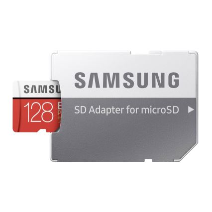 Samsung - MicroSDXC 128GB EVO+ U3 100MB/s + SD adaptér
