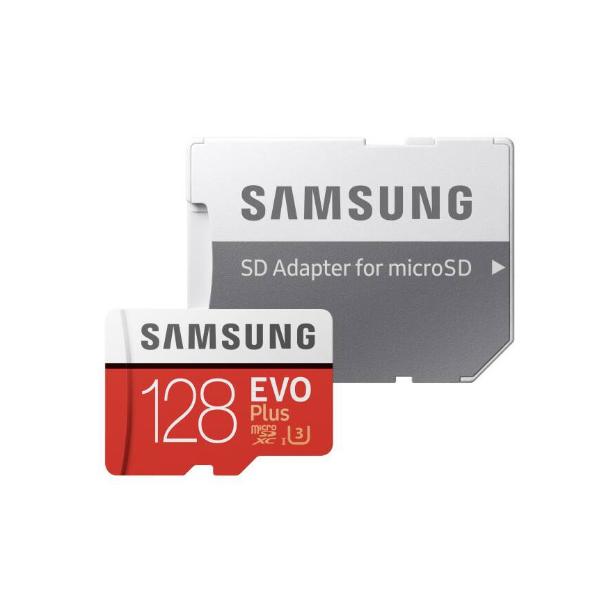 Samsung - MicroSDXC 128GB EVO+ U3 100MB/s + SD adaptér
