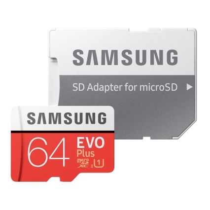 Samsung - MicroSDXC 64GB EVO+ U1 100MB/s + SD adaptér