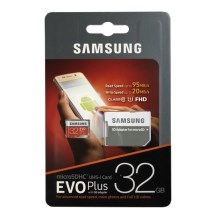Samsung - MicroSDHC 32GB EVO+ U1 95MB/s + SD adaptér