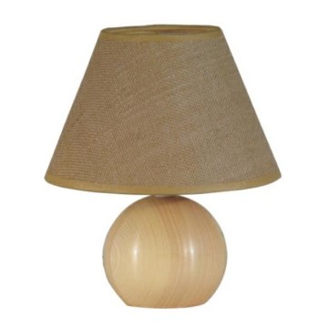 Sandria - Stolní lampa WOODEN BALL 1xE27/60W/230V Sandria - Stolní lampa WOODEN BALL 1xE27/60W/230V