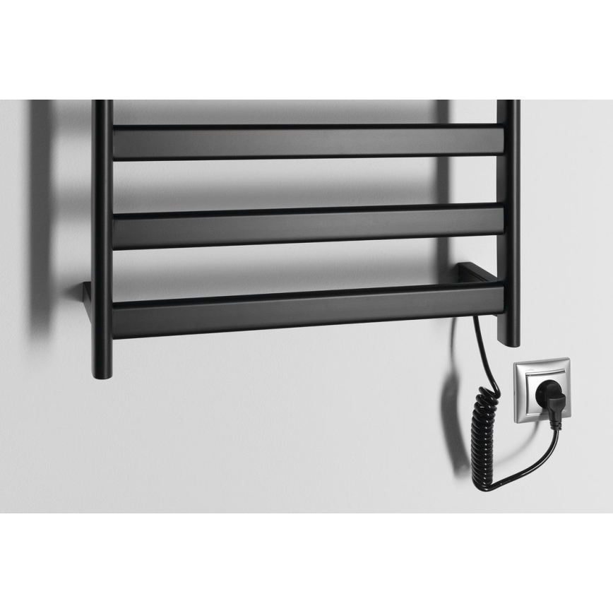 Sapho - Elektrický sušák na ručníky ELIAS 105W/230V 49x73 cm matná černá