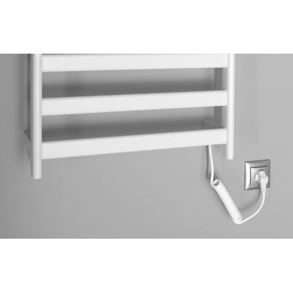 Sapho - Elektrický sušák na ručníky ELIAS 105W 73x49 cm matná bílá