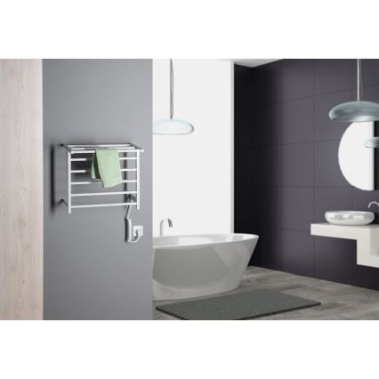 Sapho - Elektrický sušák na ručníky ELZOR 60W  47x50 cm matná bílá