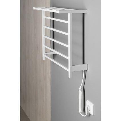 Sapho - Elektrický sušák na ručníky ELZOR 60W  47x50 cm matná bílá