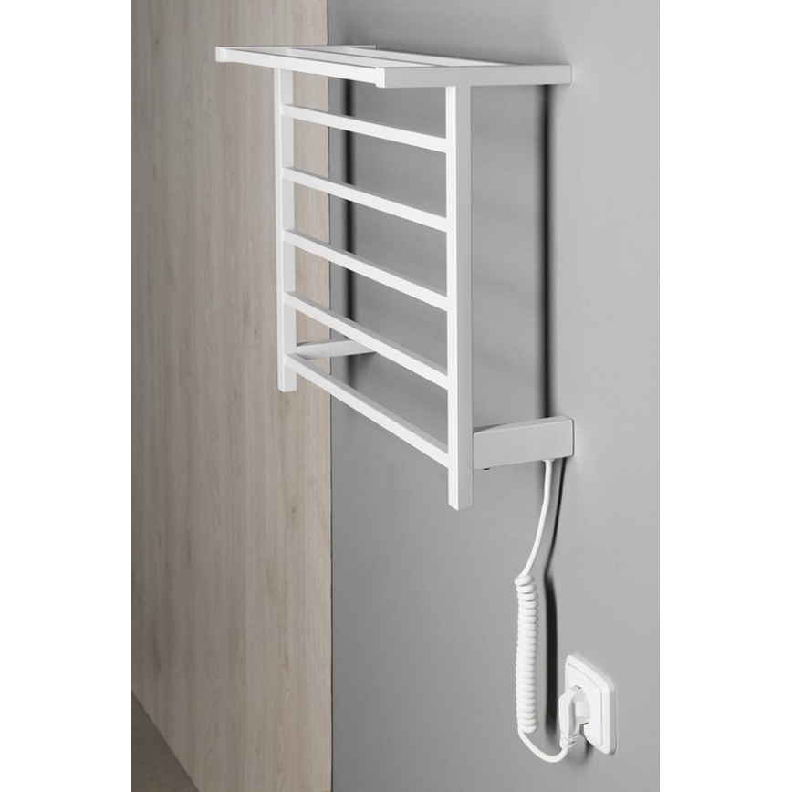 Sapho - Elektrický sušák na ručníky ELZOR 60W  47x50 cm matná bílá