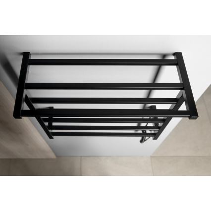 Sapho - Elektrický sušák na ručníky ELZOR 60W 47x50 cm matná černá