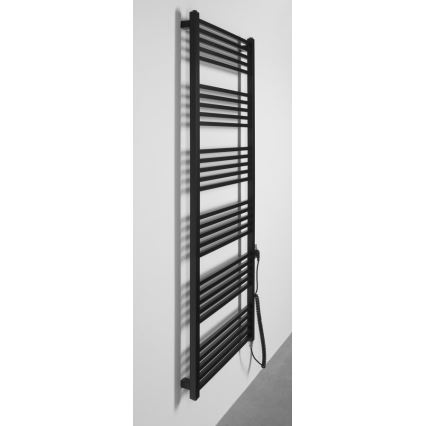 Sapho - Elektrický sušák na ručníky METRO-E 800W 162x60 cm matná černá