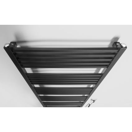 Sapho - Elektrický sušák na ručníky METRO-E 800W 162x60 cm matná černá